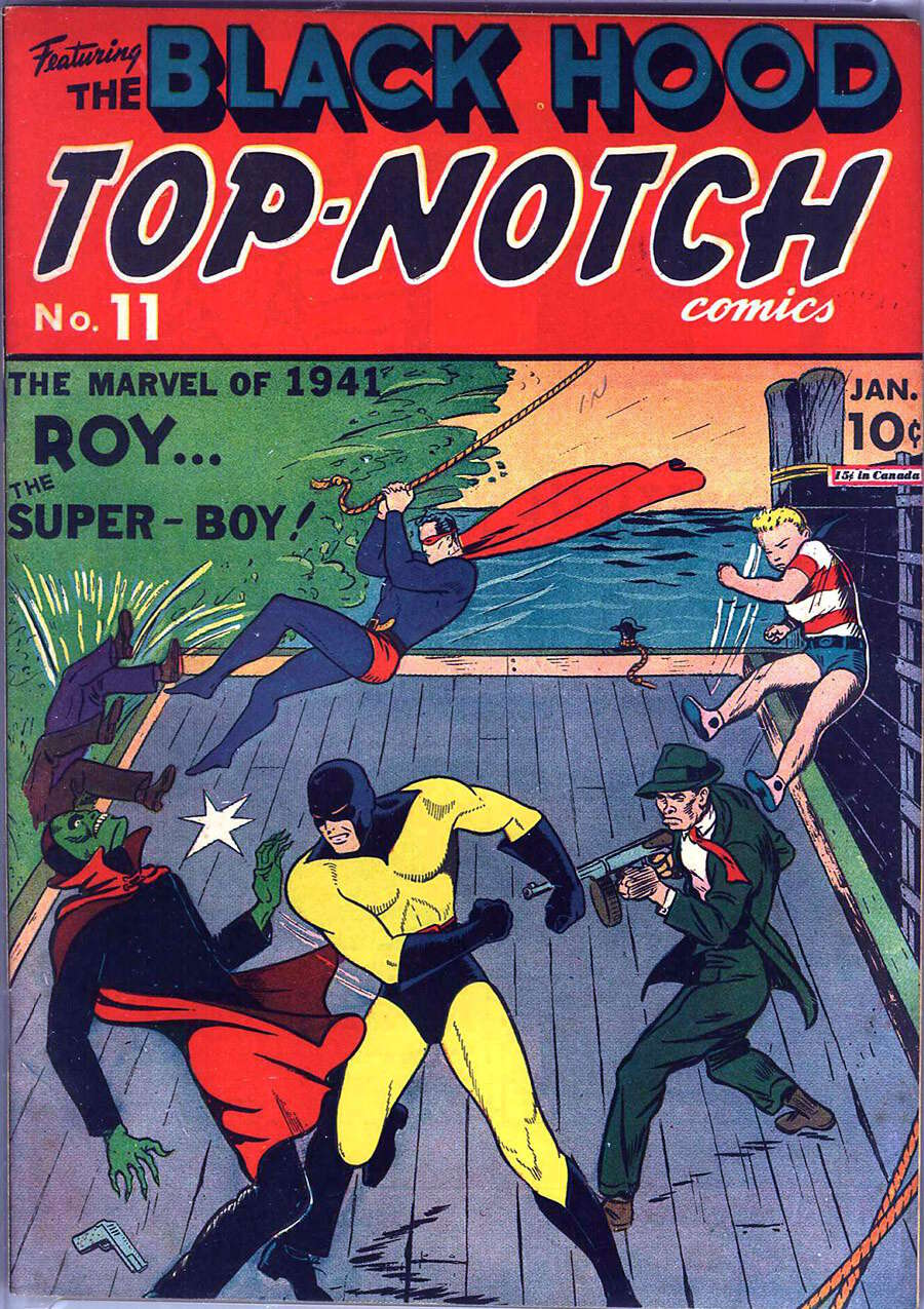 Book Cover For Top Notch Comics 11
