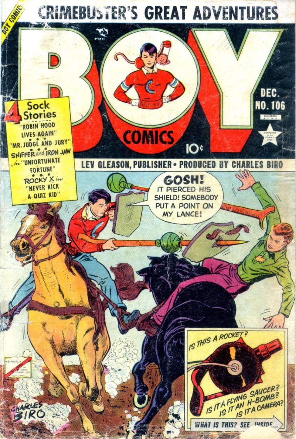 Comic Book Cover For Boy Comics 106
