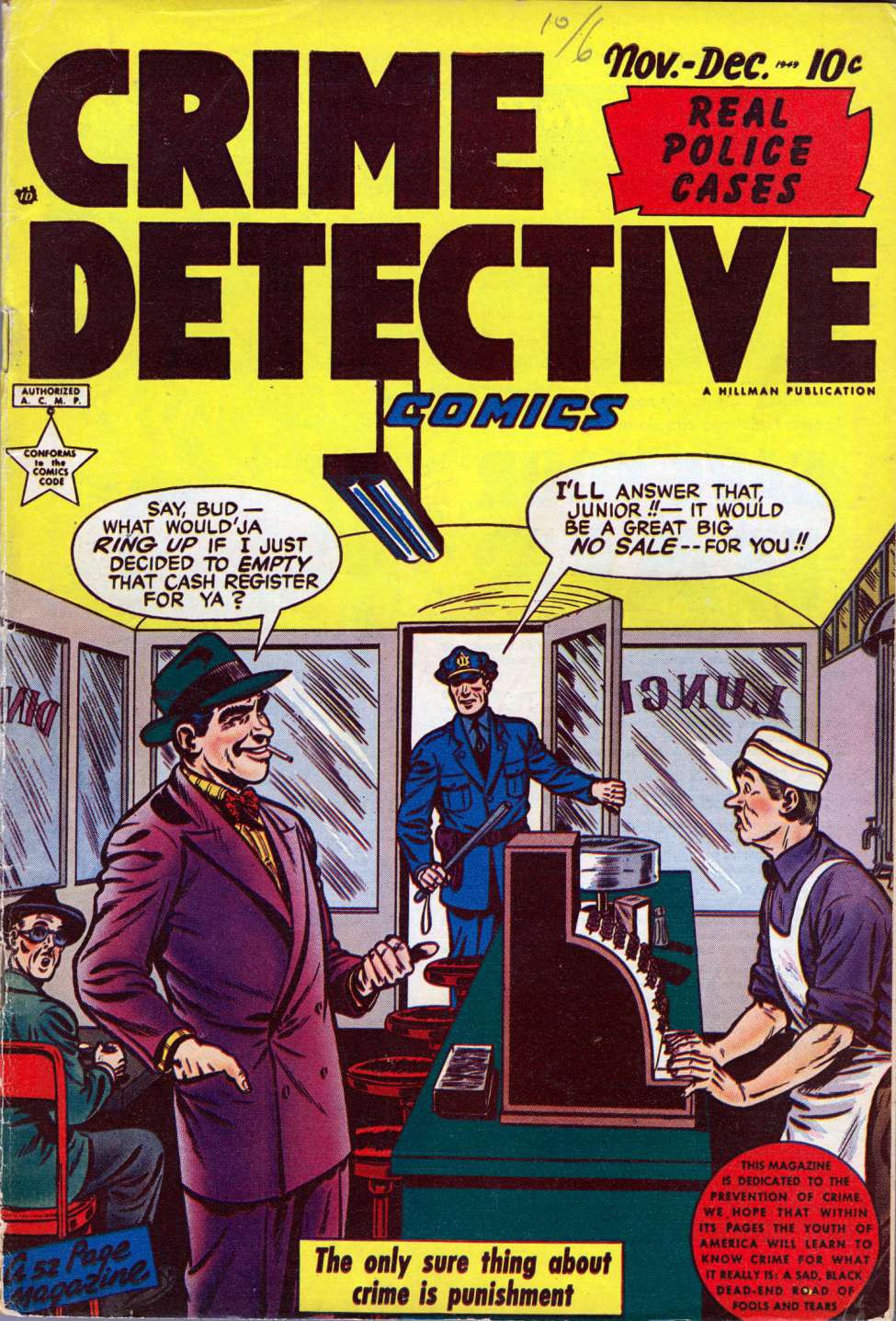Comic Book Cover For Crime Detective Comics v1 11