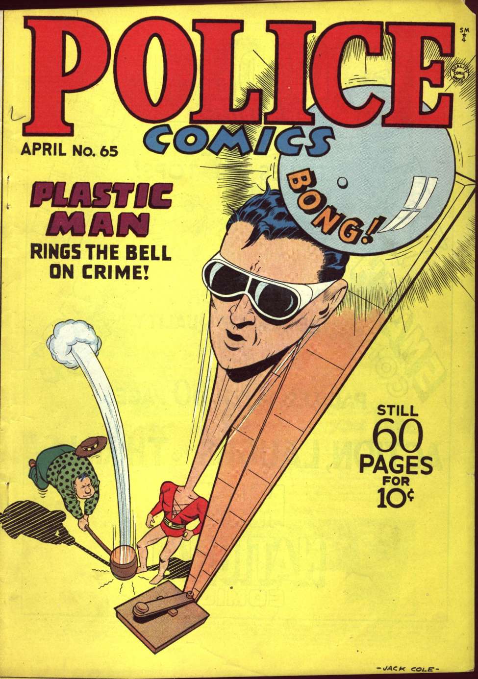 Book Cover For Police Comics 65