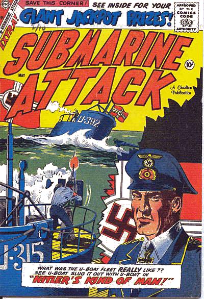 Comic Book Cover For Submarine Attack 16 - Version 1