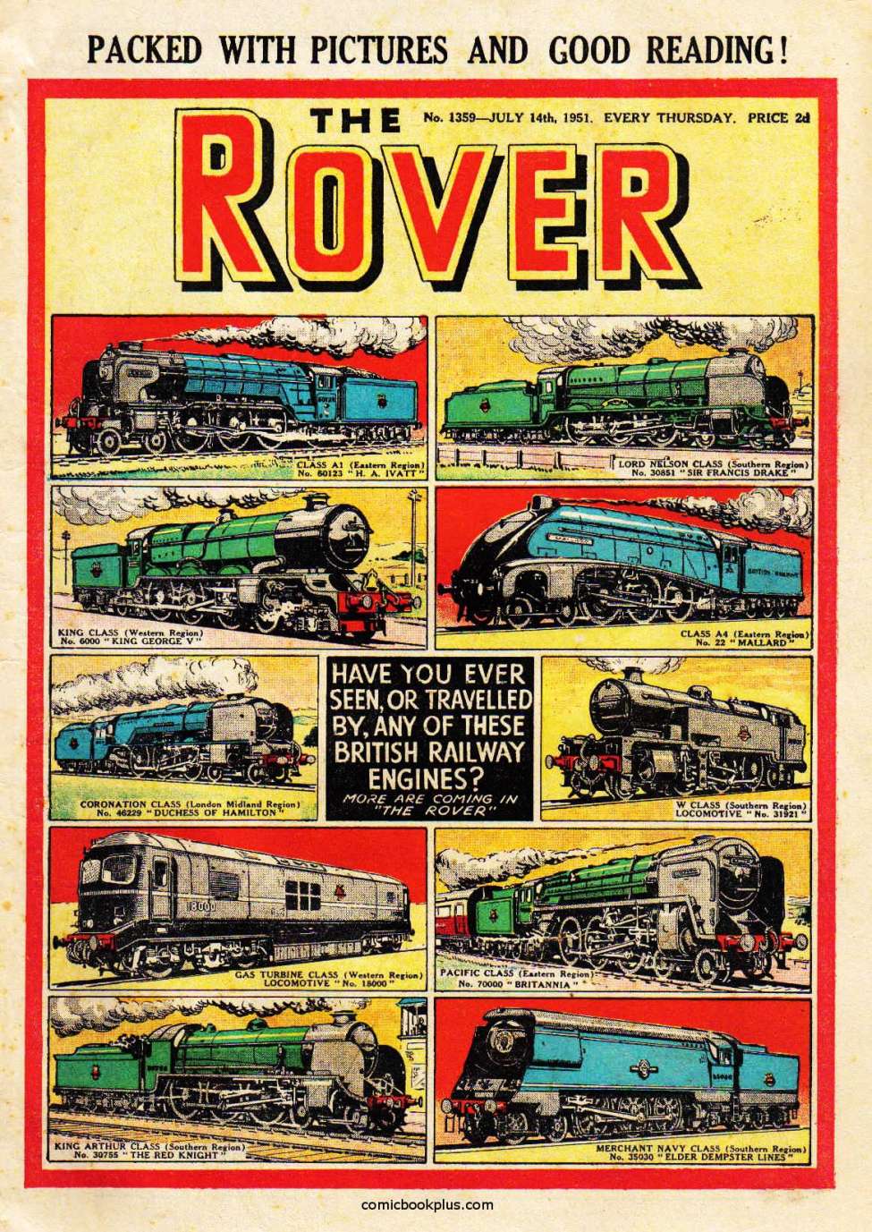 Book Cover For The Rover 1359