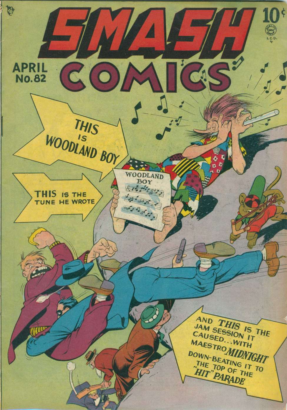 Comic Book Cover For Smash Comics 82