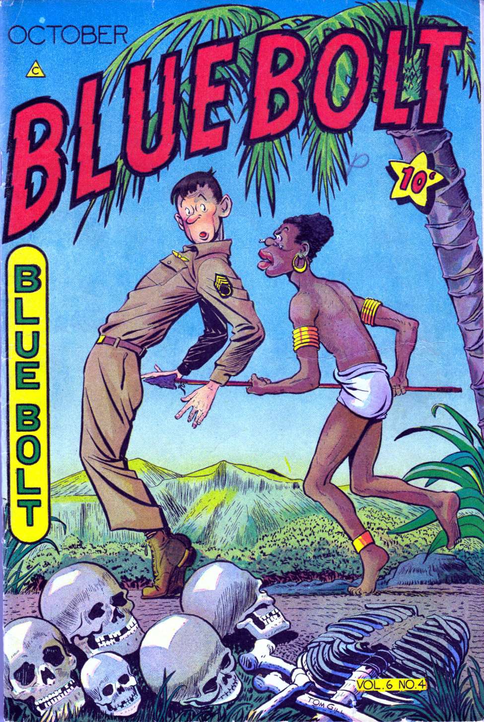 Comic Book Cover For Blue Bolt v6 4