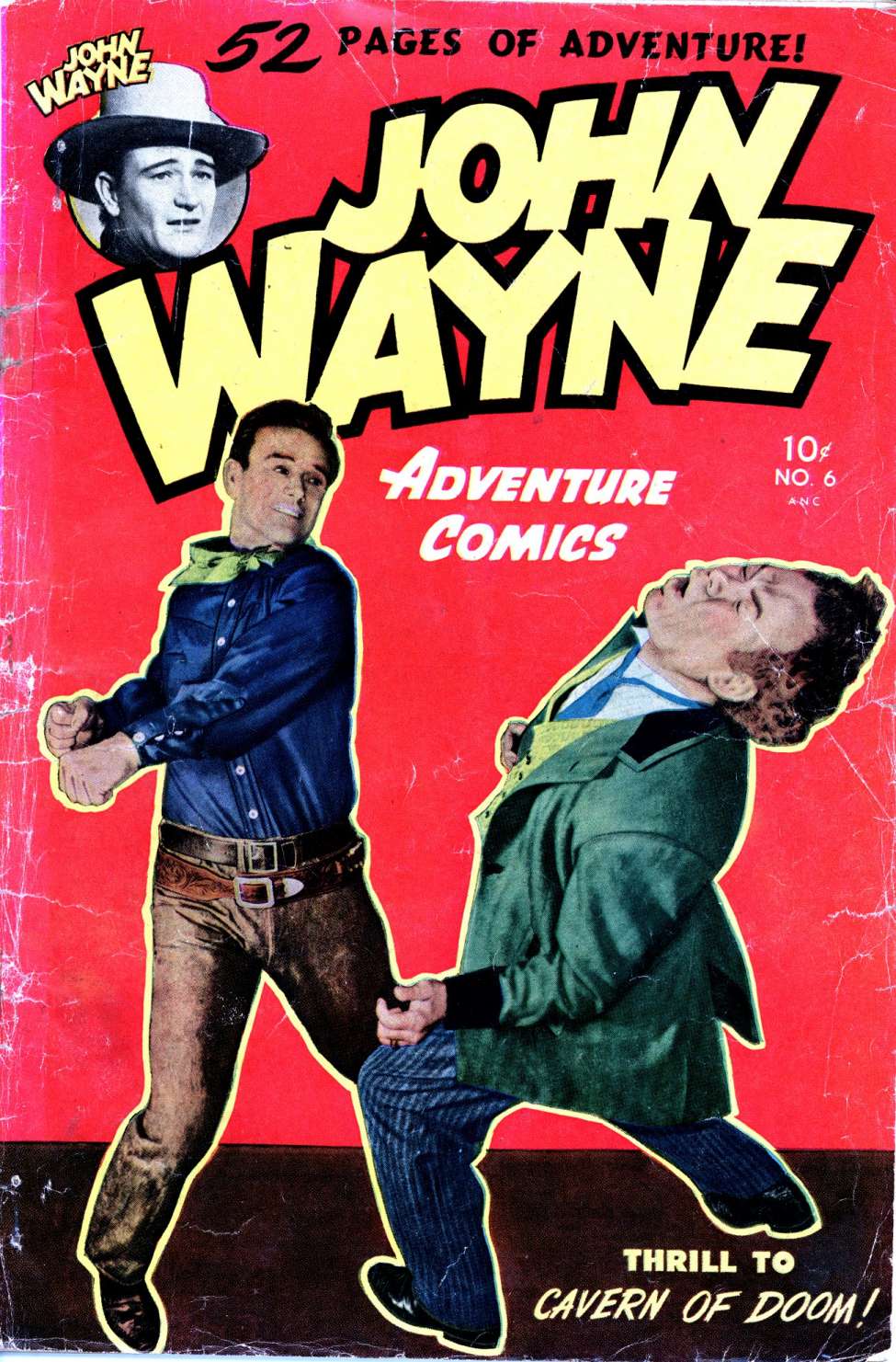 Comic Book Cover For John Wayne Adventure Comics 6