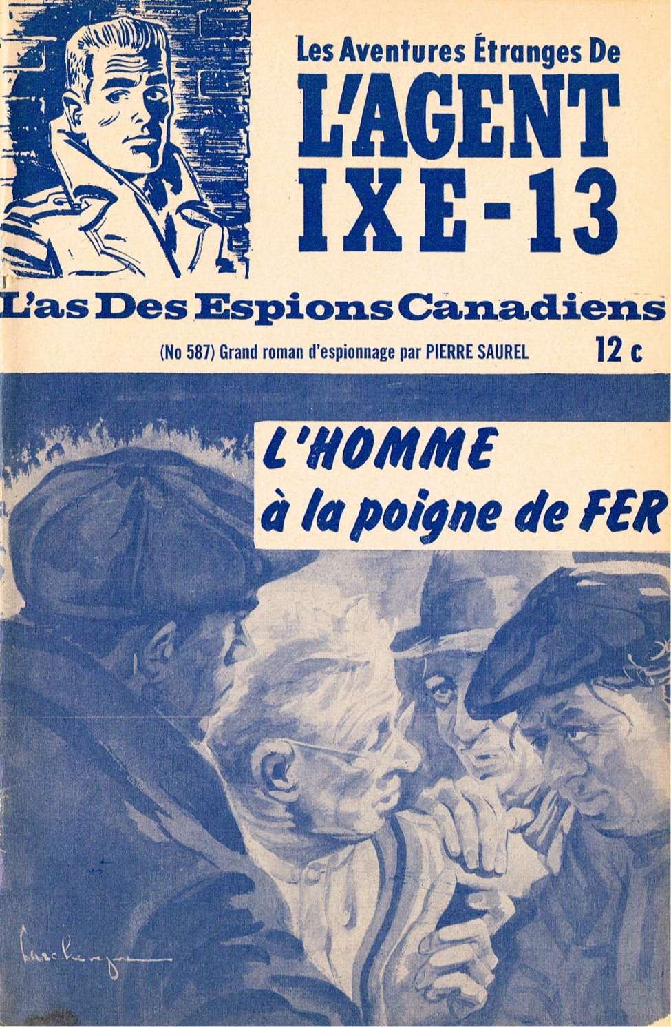 Book Cover For L'Agent IXE-13 v2 587 - L'homme a la poigne de fer