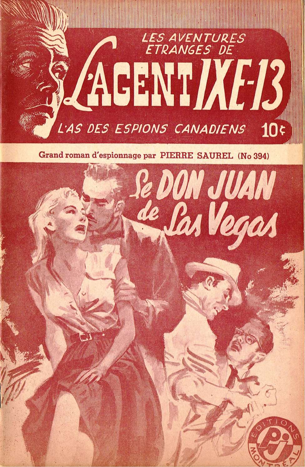 Book Cover For L'Agent IXE-13 v2 394 - Le don juan de Las Vegas