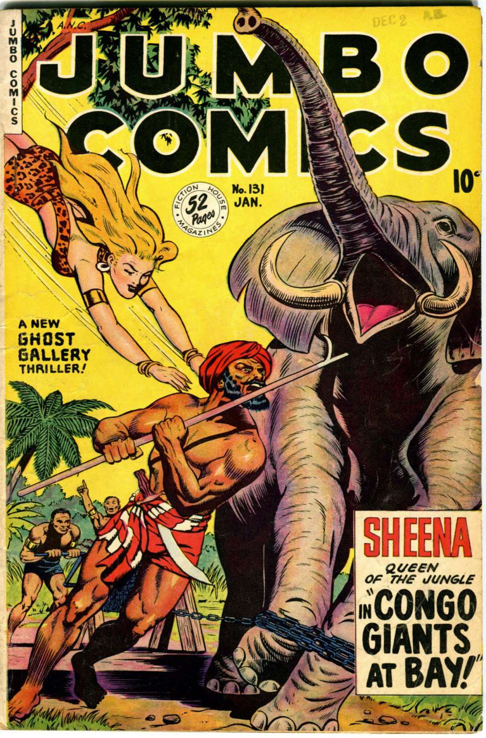 Comic Book Cover For Jumbo Comics 131