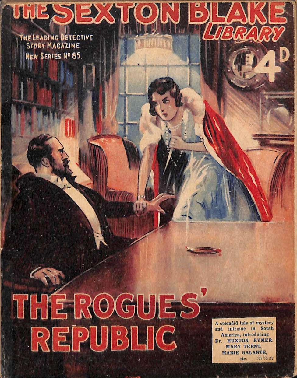 Comic Book Cover For Sexton Blake Library S2 85 - The Rogues' Republic