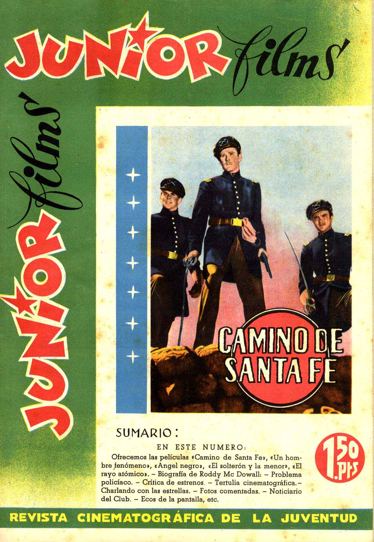 Comic Book Cover For Junior Films 57 Camino de Santa Fe