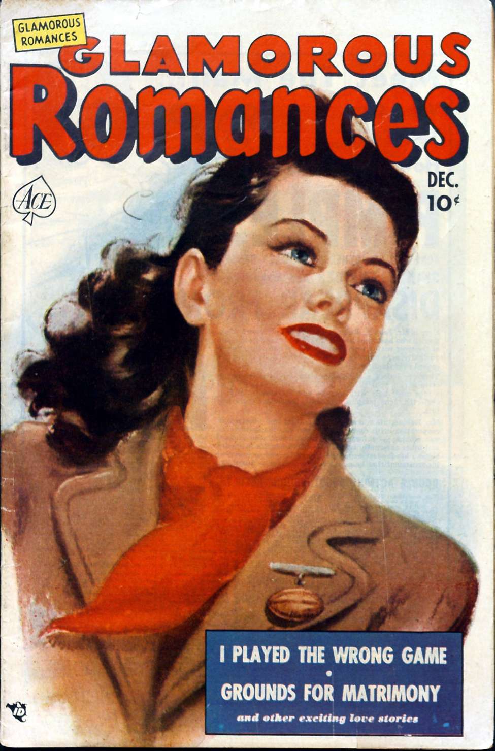 Comic Book Cover For Glamorous Romances 56