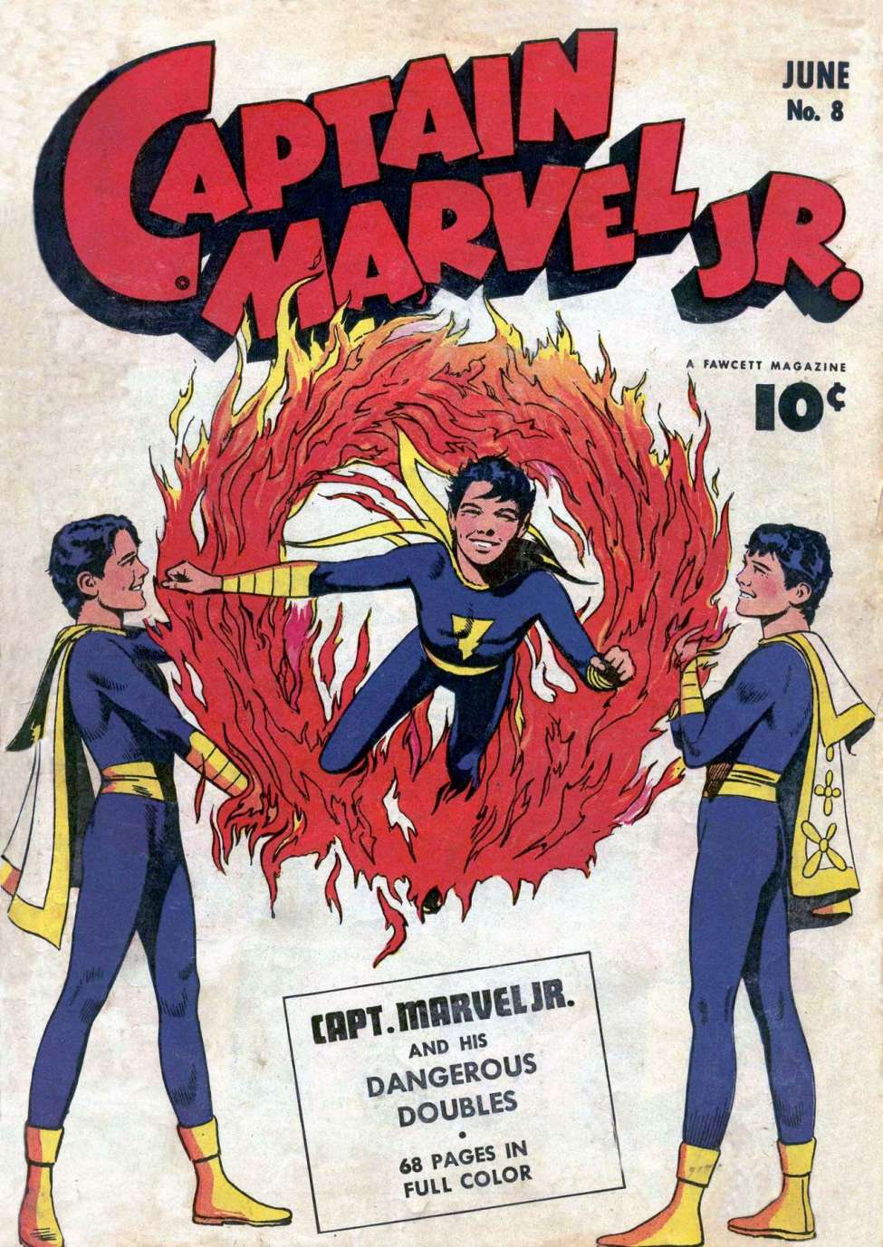 Comic Book Cover For Captain Marvel Jr. 8