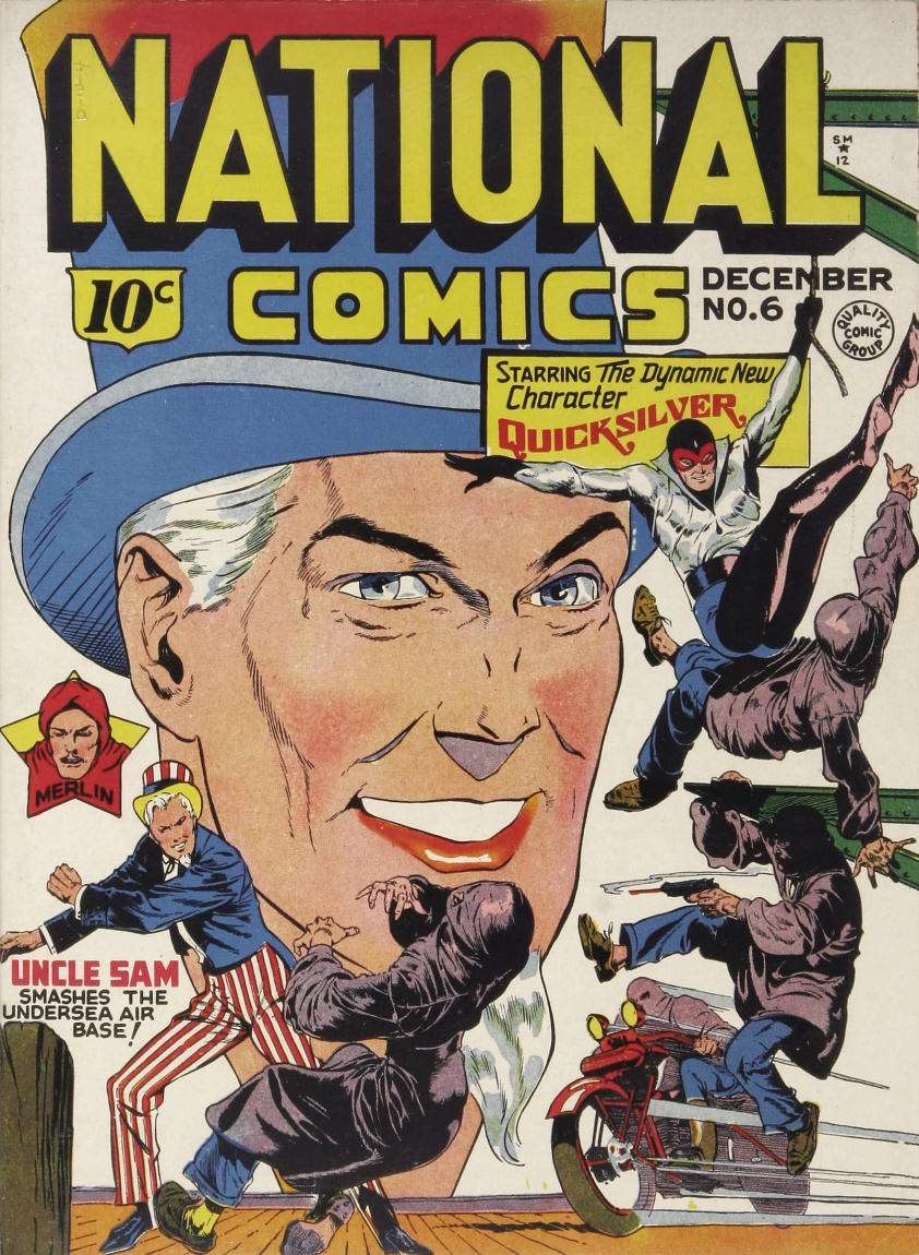 Comic Book Cover For National Comics 6 - Version 2
