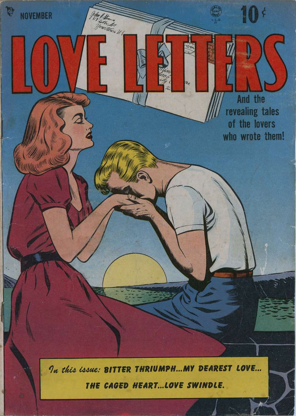 Comic Book Cover For Love Letters 1