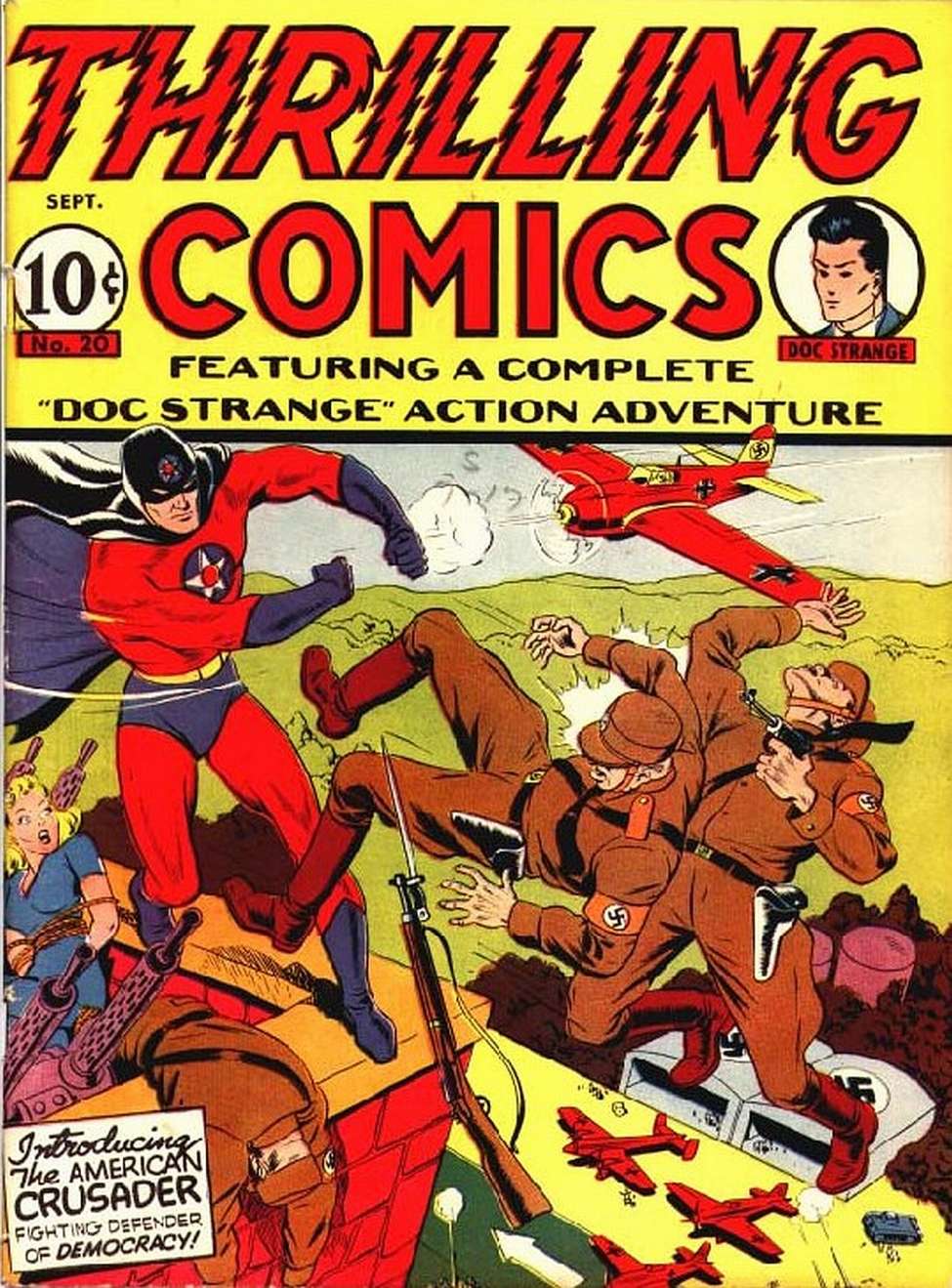 Comic Book Cover For Thrilling Comics 20