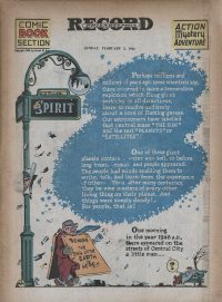 Large Thumbnail For The Spirit (1946-02-03) - Philadelphia Record