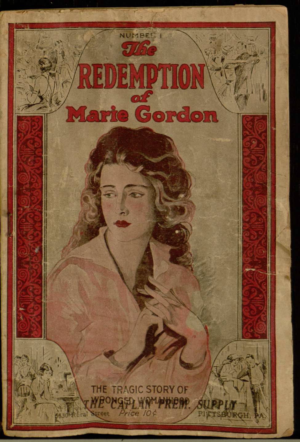 Book Cover For The Redemption of Marie Gordon 1 - Cora Lane Sherman