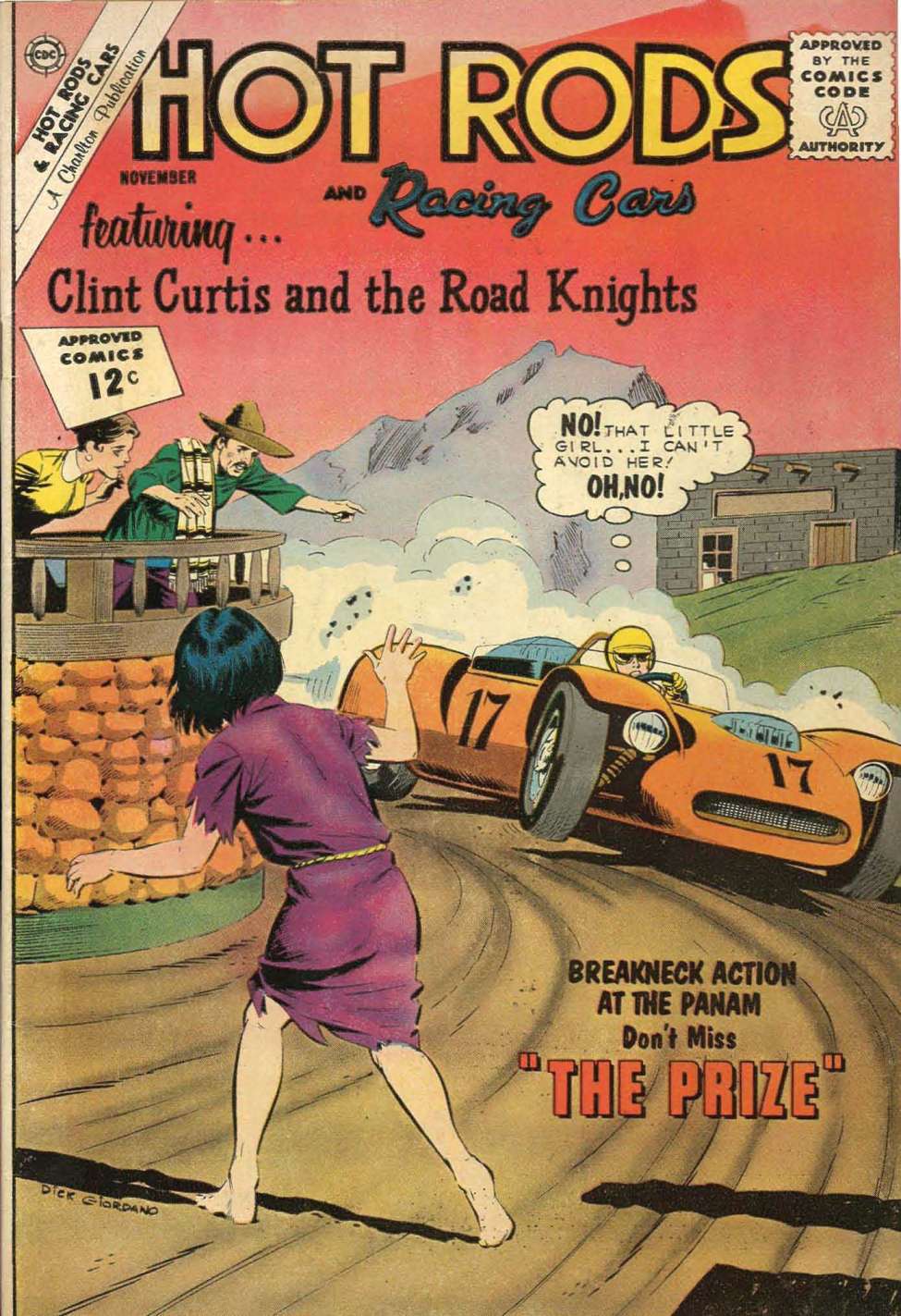 Comic Book Cover For Hot Rods and Racing Cars 60