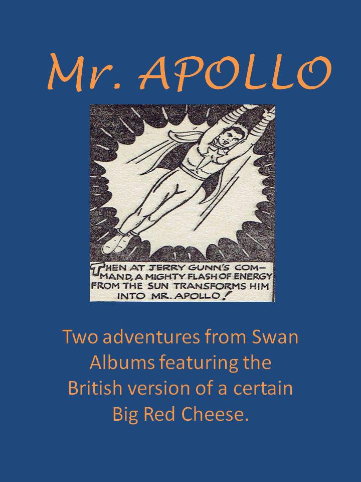 Book Cover For Mr. Apollo - 2 stories from Swan albums