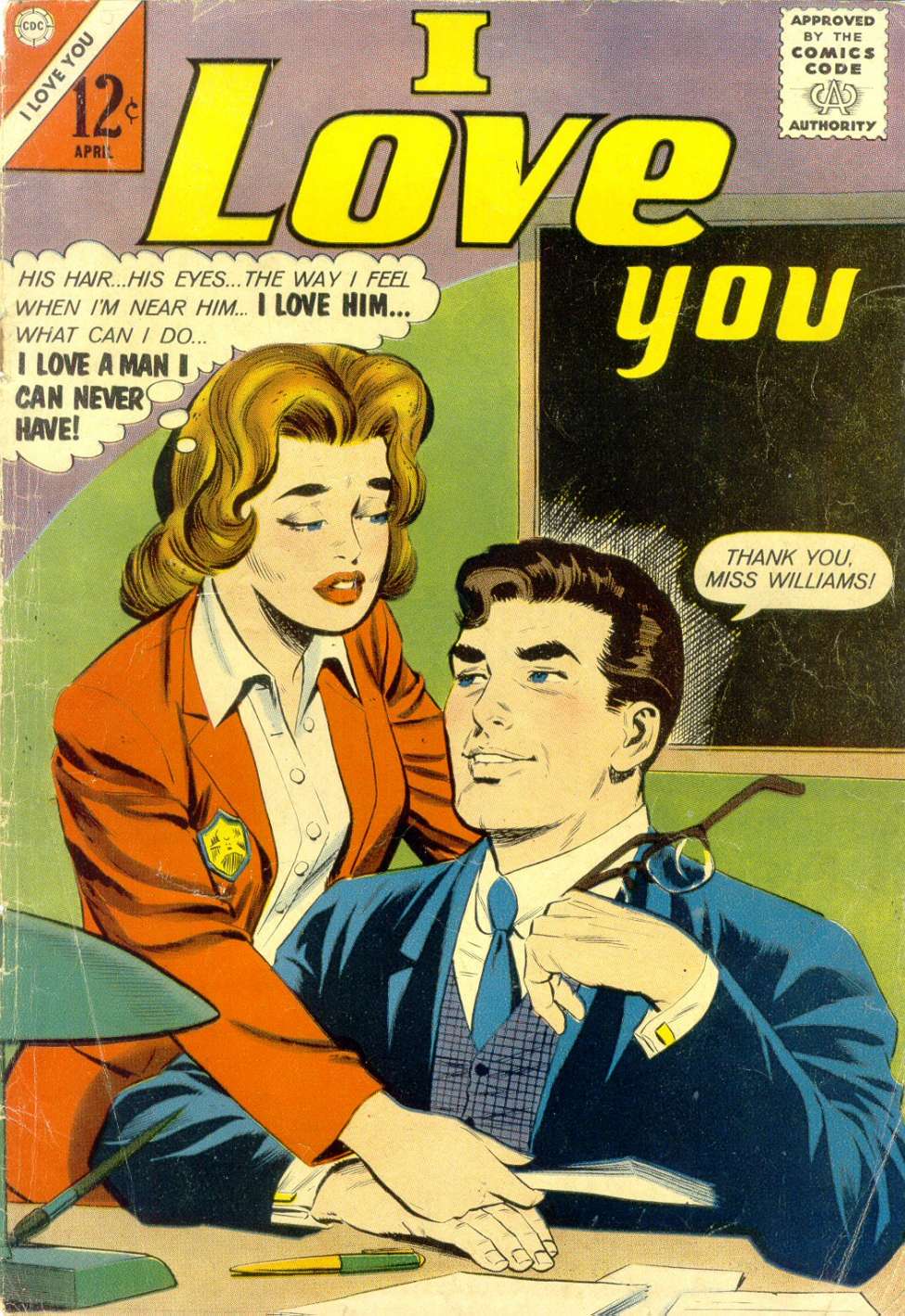 Comic Book Cover For I Love You 45