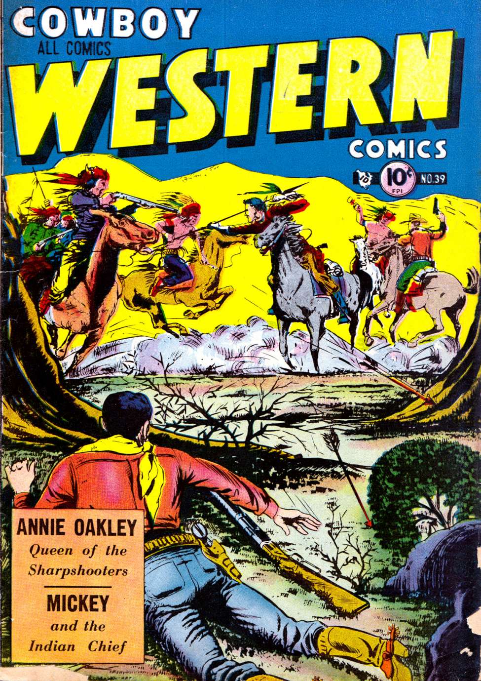 Comic Book Cover For Cowboy Western 39