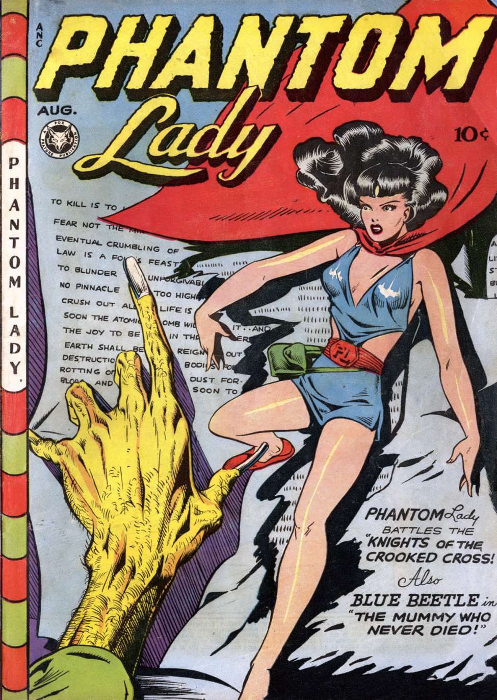 Comic Book Cover For Phantom Lady 13