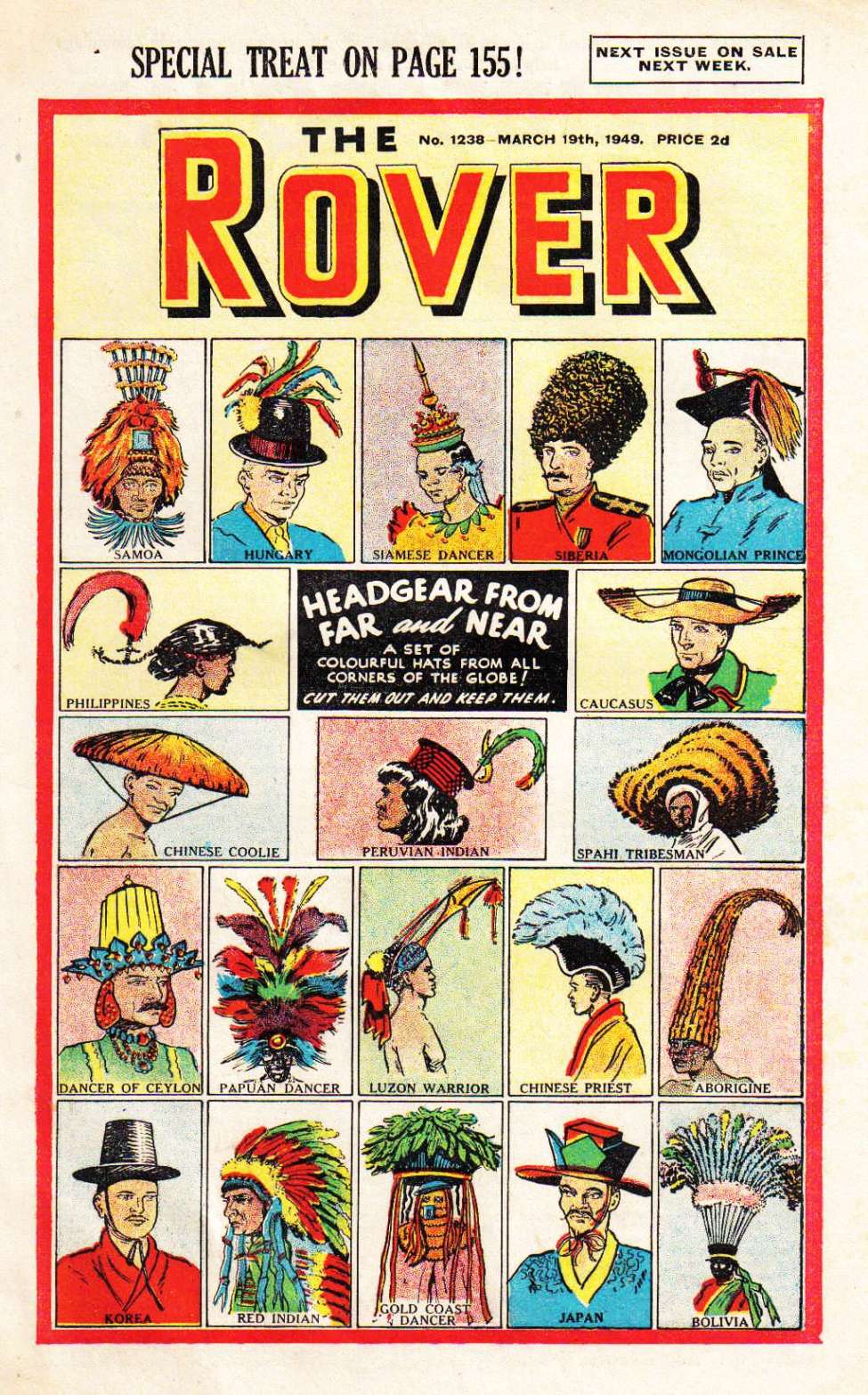 Comic Book Cover For The Rover 1238