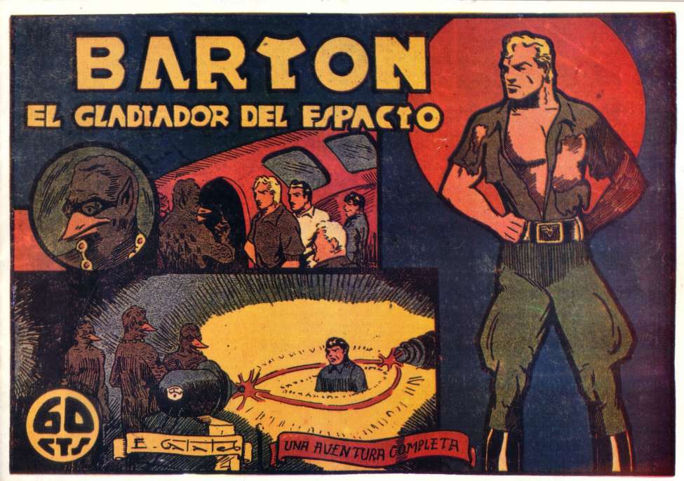 Comic Book Cover For Barton 1 - El Gladiador del Espacio