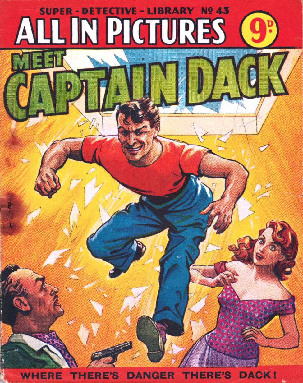 Comic Book Cover For Super Detective Library 43 - Meet Captain Dack
