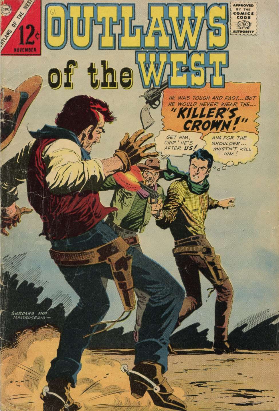Book Cover For Outlaws of the West 61