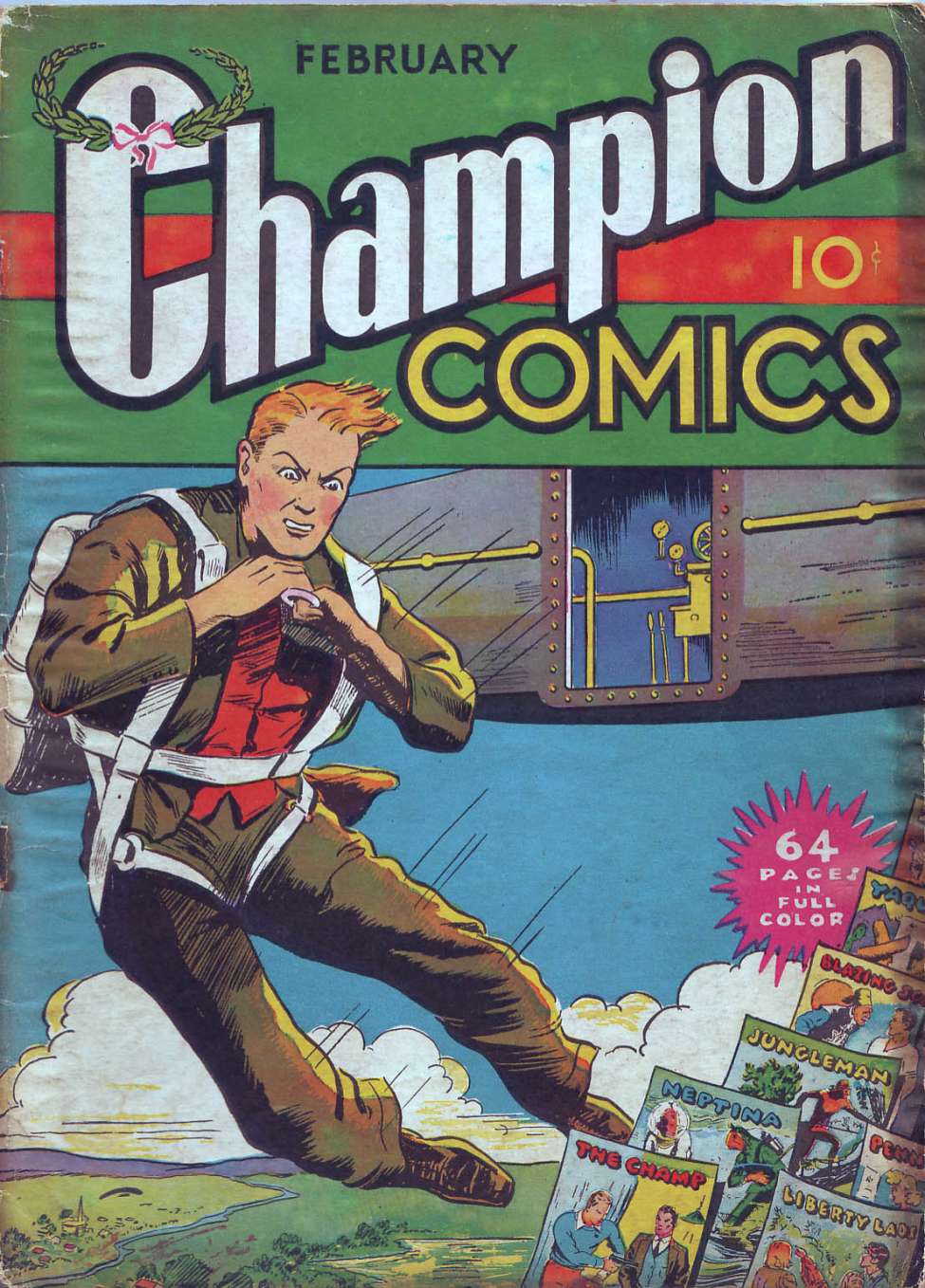Comic Book Cover For Champion Comics 4