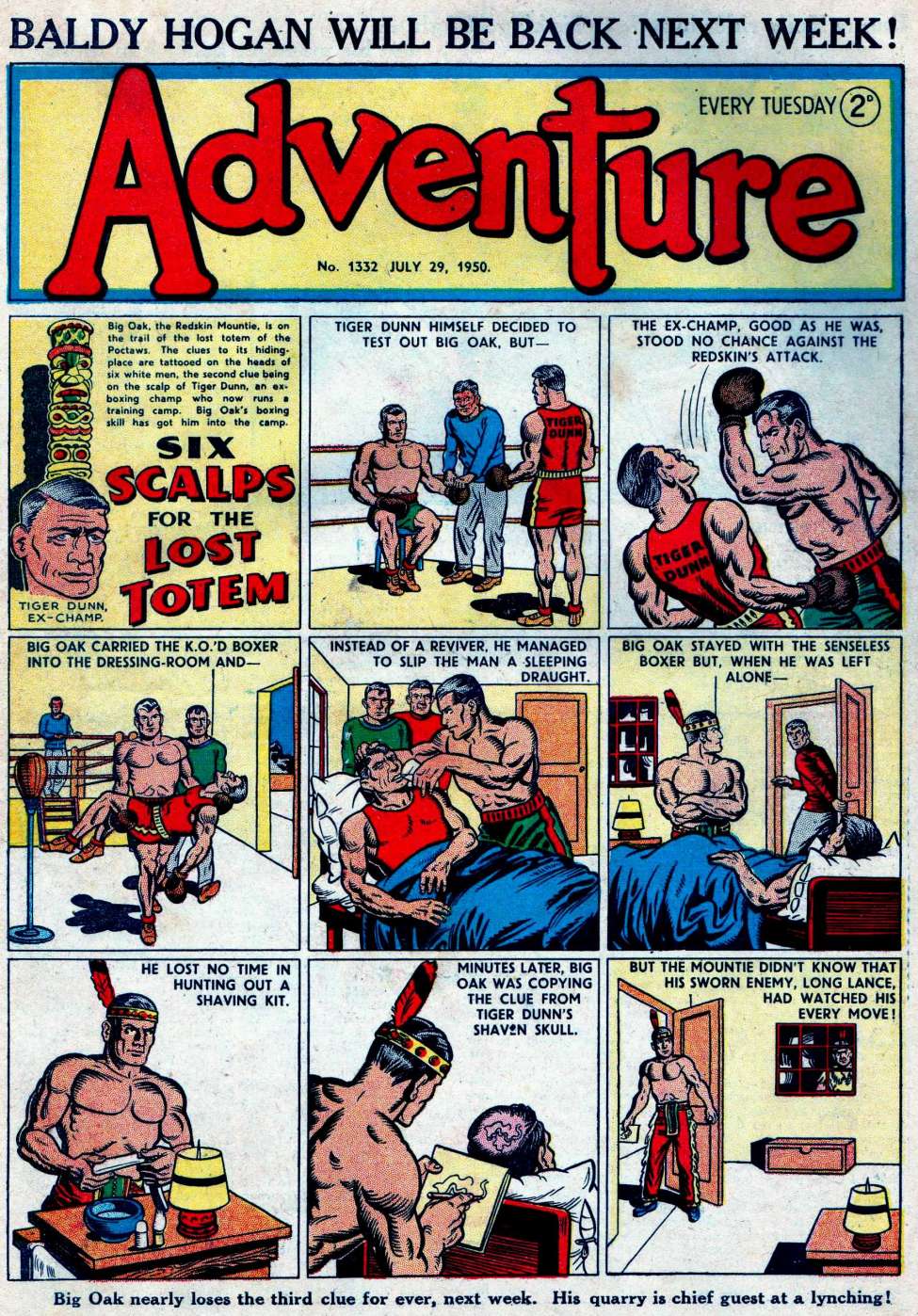 Comic Book Cover For Adventure 1332