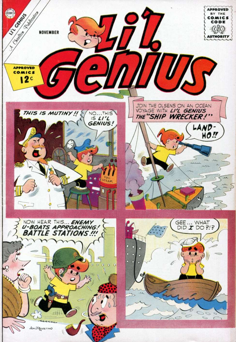 Comic Book Cover For Li'l Genius 41