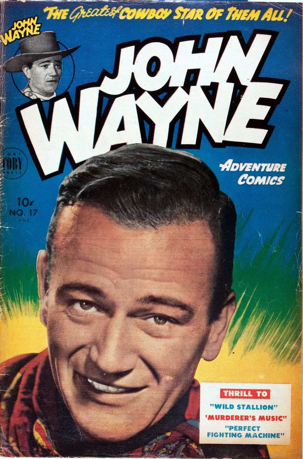 Book Cover For John Wayne Adventure Comics 17
