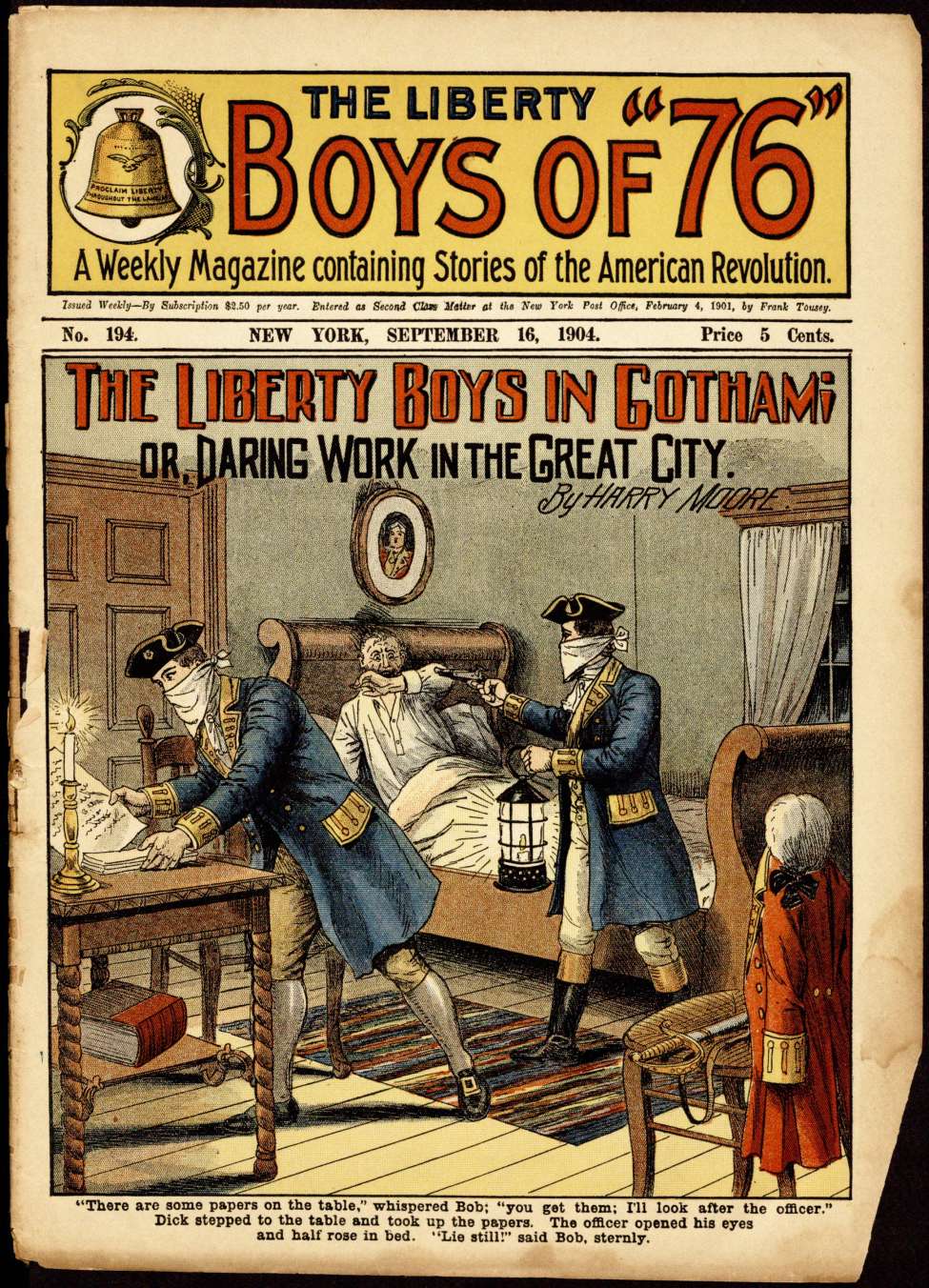 Book Cover For The Liberty Boys of 76 194 - The Liberty Boys in Gotham