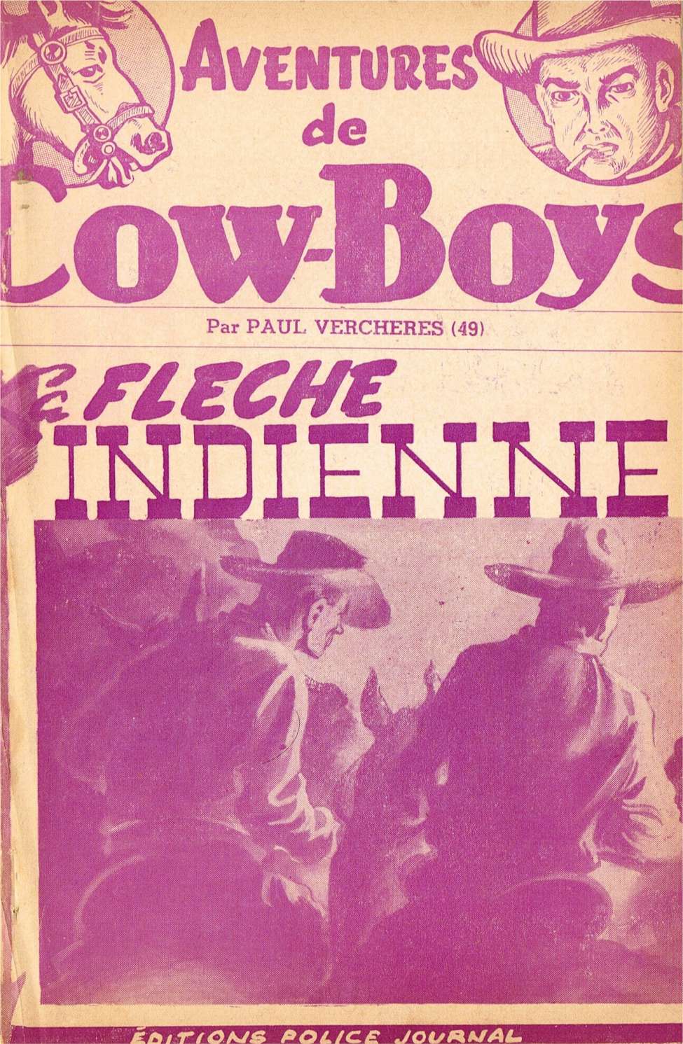 Book Cover For Aventures de Cow-Boys 49 - La Flèche Indienne