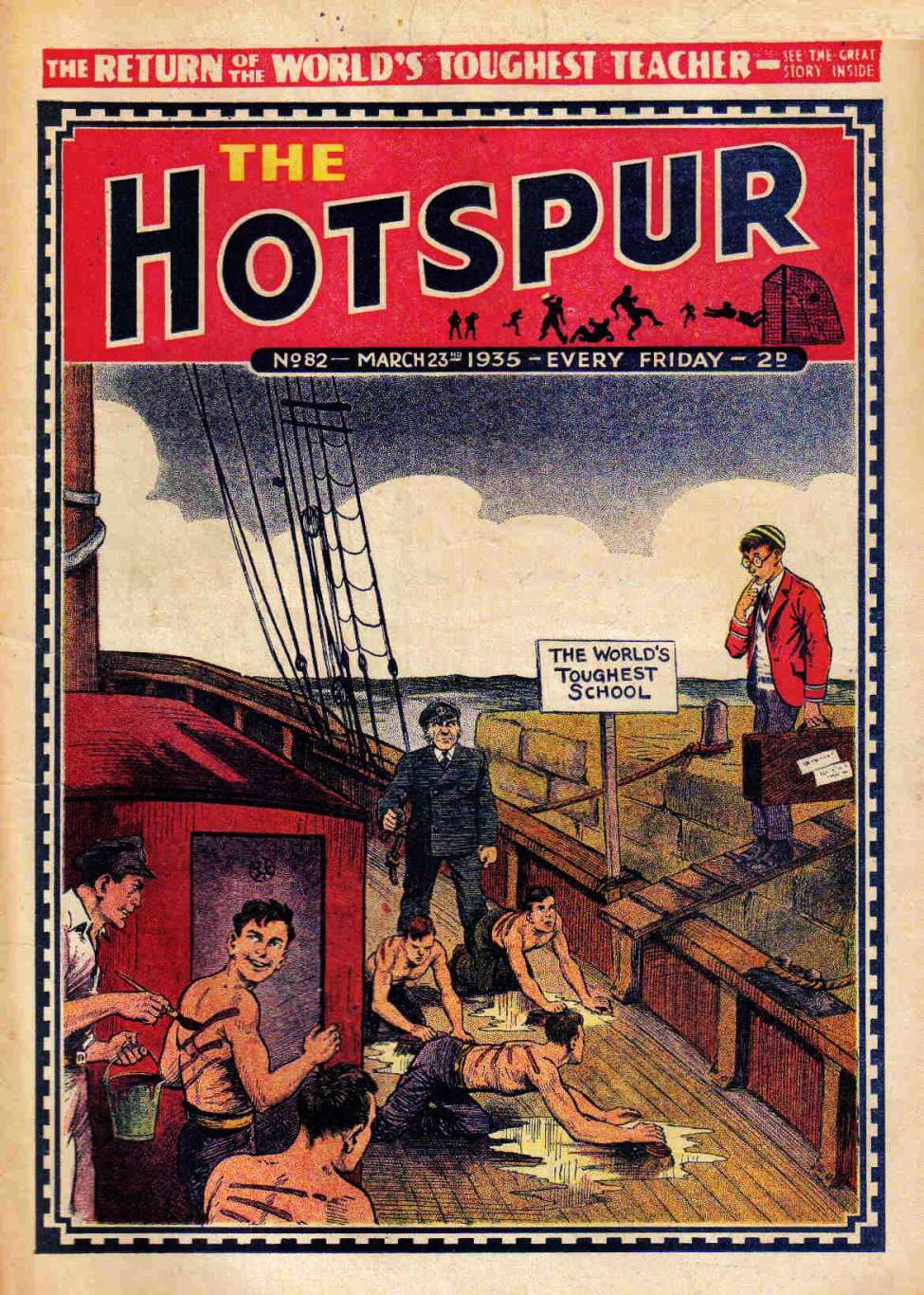 Comic Book Cover For The Hotspur 82