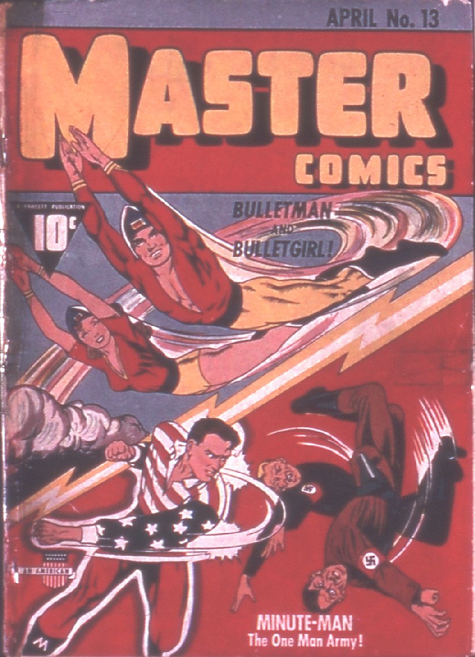 Comic Book Cover For Master Comics 13 (fiche)
