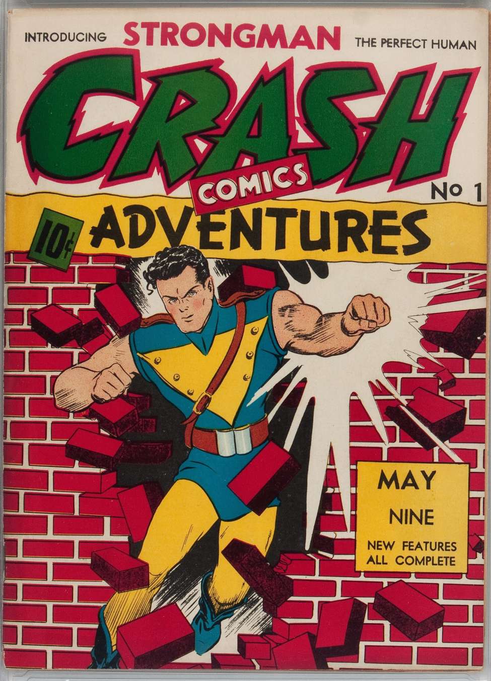Book Cover For Crash Comics 1 (2fiche)