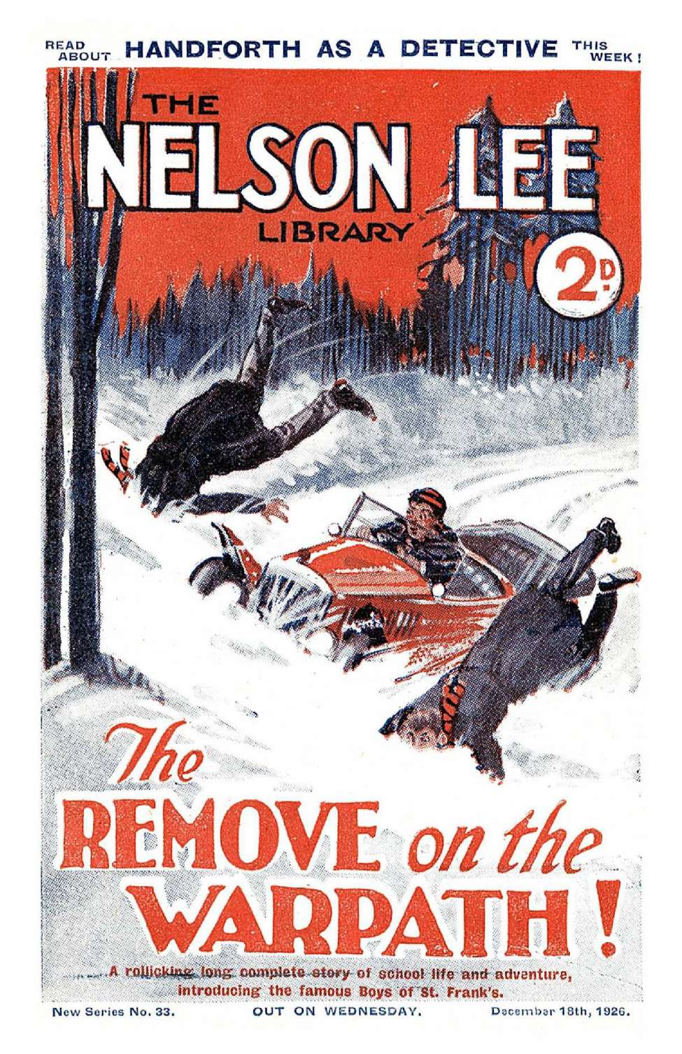 Comic Book Cover For Nelson Lee Library s2 33 - The Remove on the Warpath
