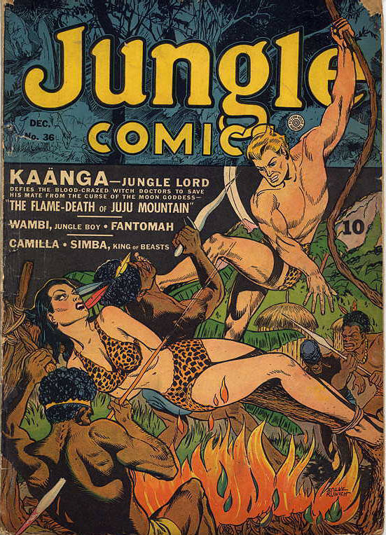 Comic Book Cover For Jungle Comics 36
