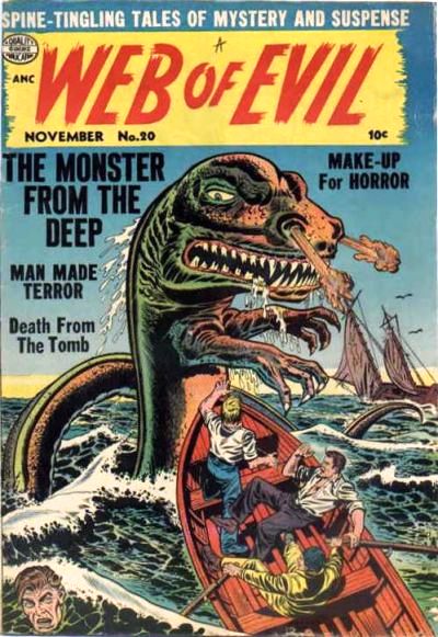 Comic Book Cover For Web of Evil 20 - Version 1