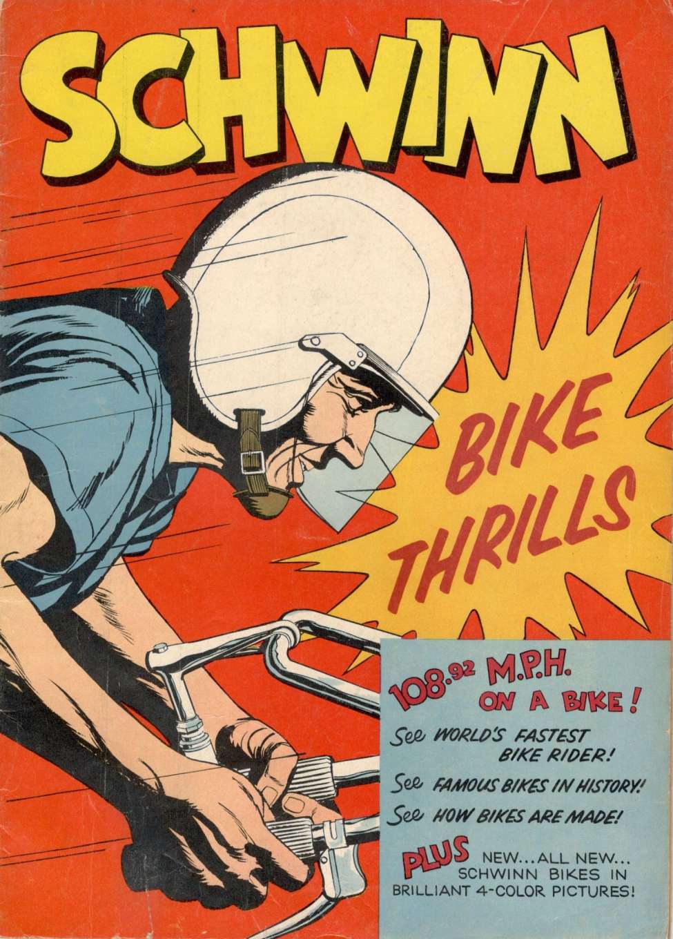 Comic Book Cover For Schwinn Bike Thrills - Version 1