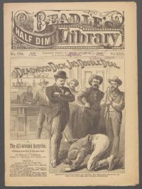 Large Thumbnail For Beadle's Half Dime Library 734 - Deadwood Dick Jr.'s Double Deal