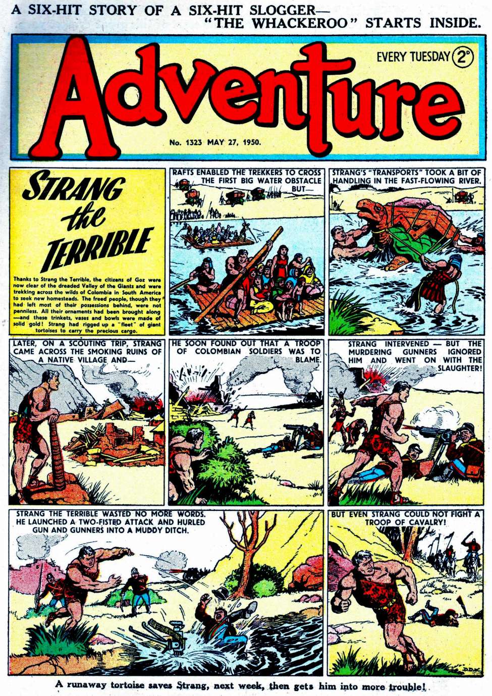 Comic Book Cover For Adventure 1323