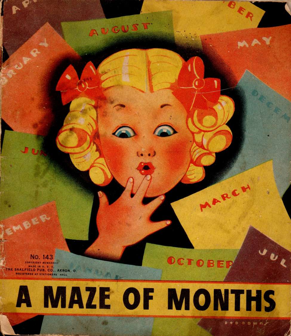 Comic Book Cover For Maze of Months
