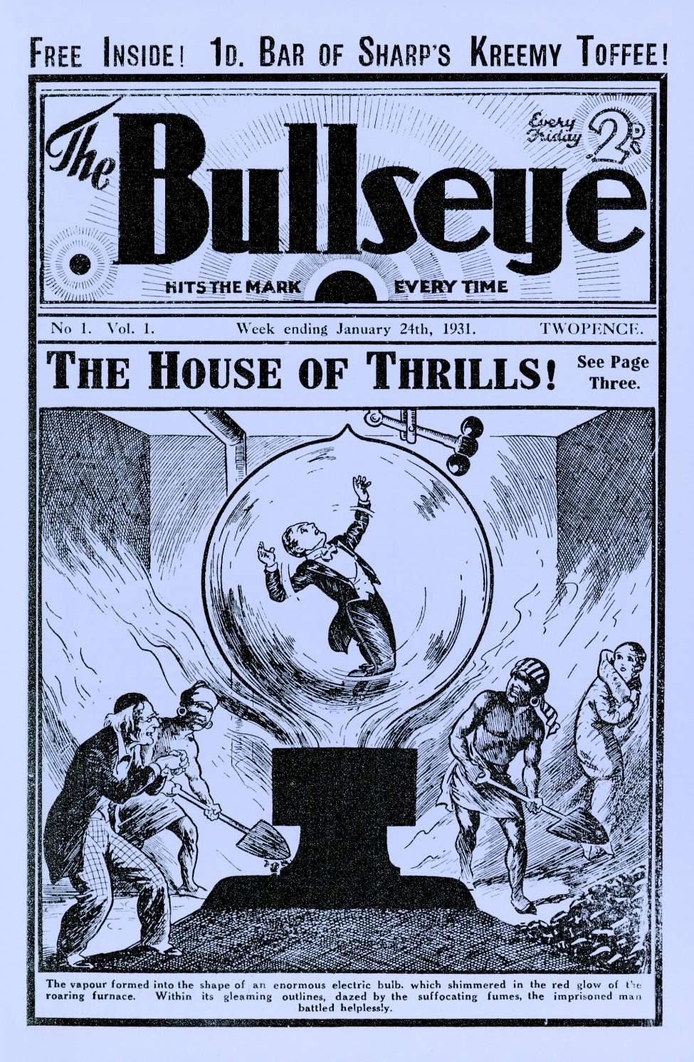 Comic Book Cover For The Bullseye v1 1 - The House of Thrills