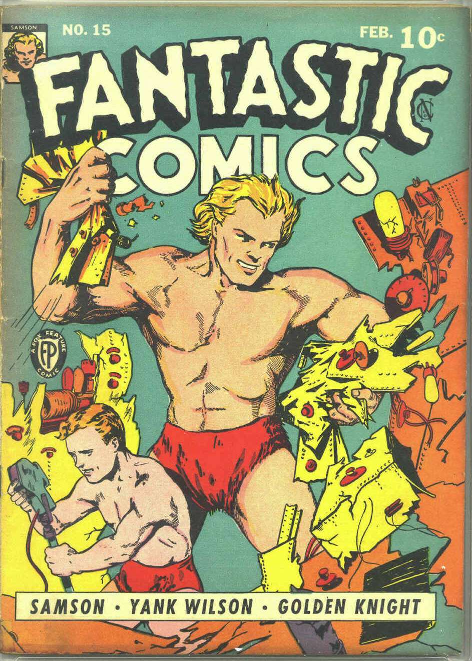 Book Cover For Fantastic Comics 15 - Version 1