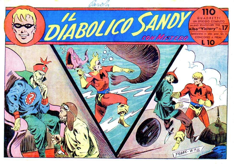 Comic Book Cover For Mistero 17 - Il Diabolico Sandy