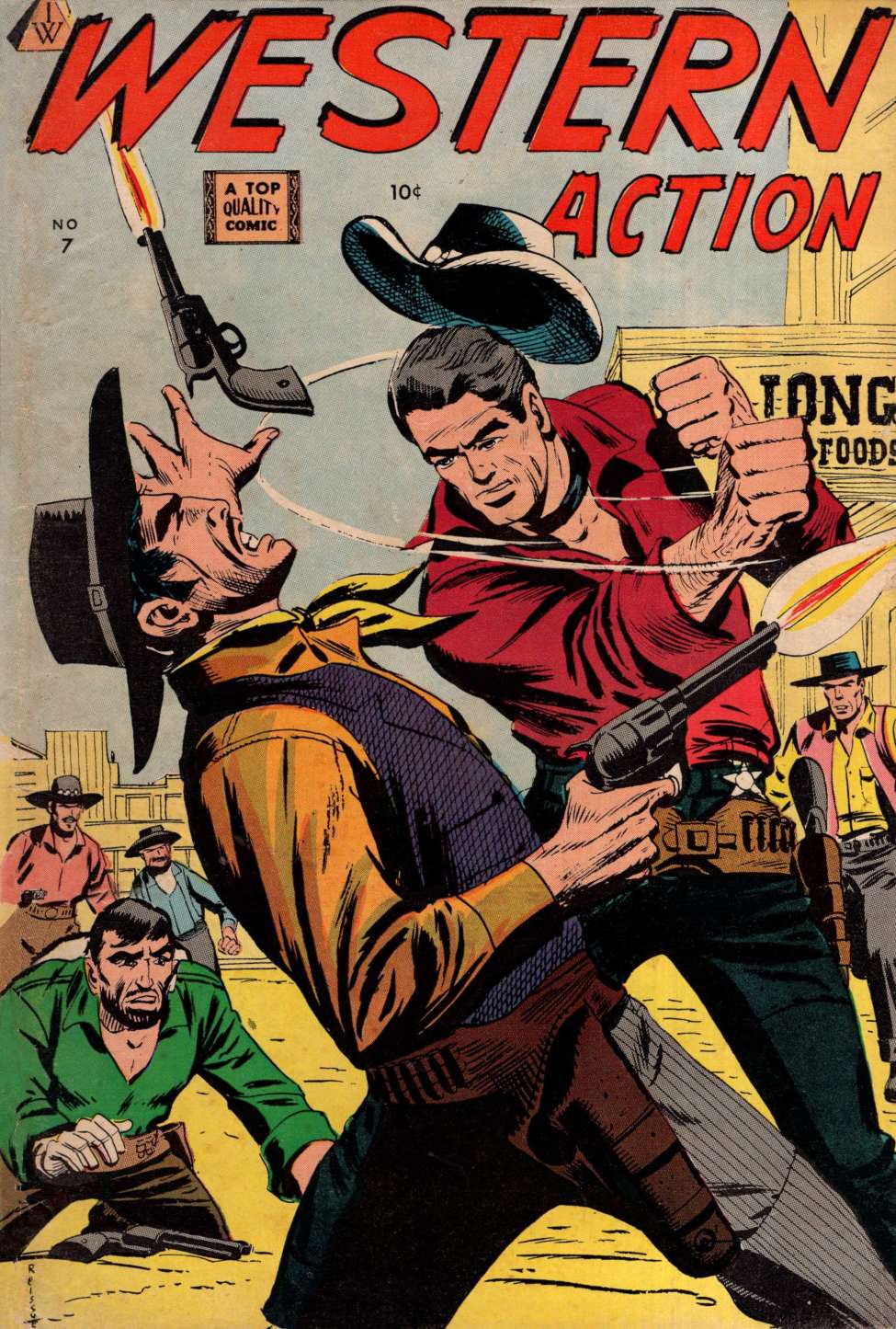 Book Cover For Western Action 7